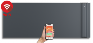 KLIMA 20 WI-FI - 2000W grzejnik elektryczny na podczerwień energooszczędny z wbudowanym modułem WI-FI - kolor antracyt